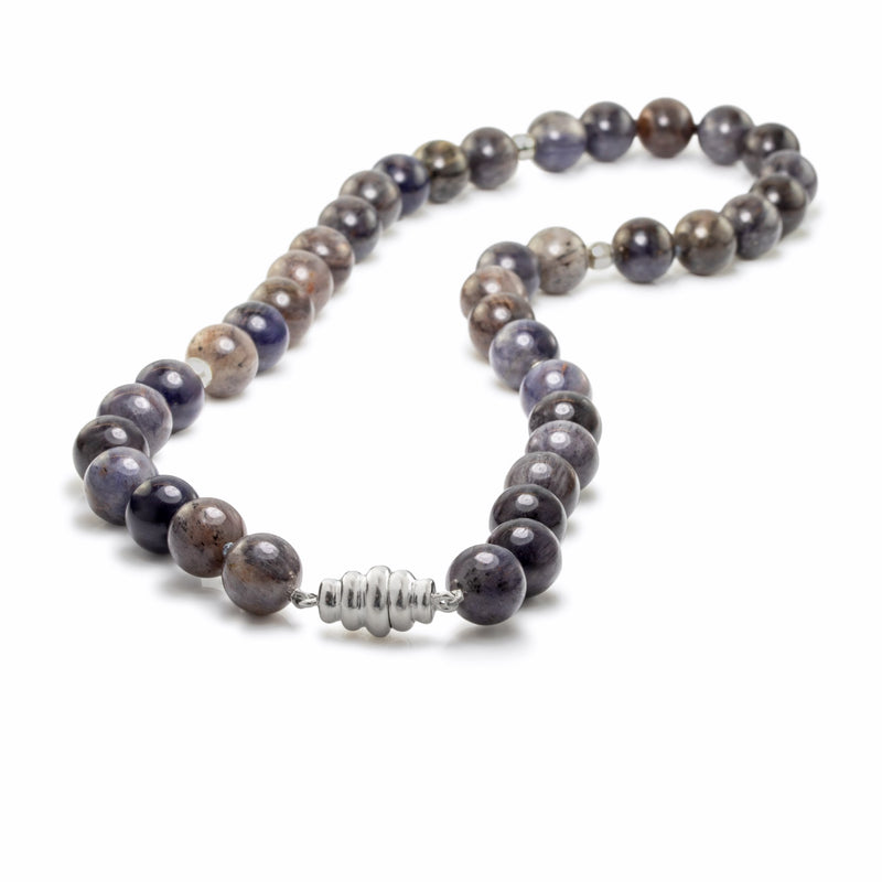 Natural Cloudy Sapphire Necklace H18