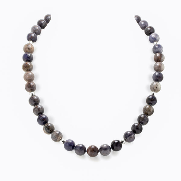 Natural Cloudy Sapphire Necklace H18