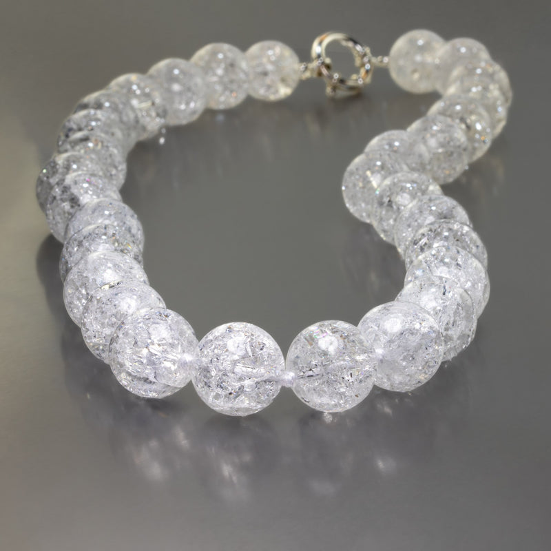 Crackled Quartz Necklace H30