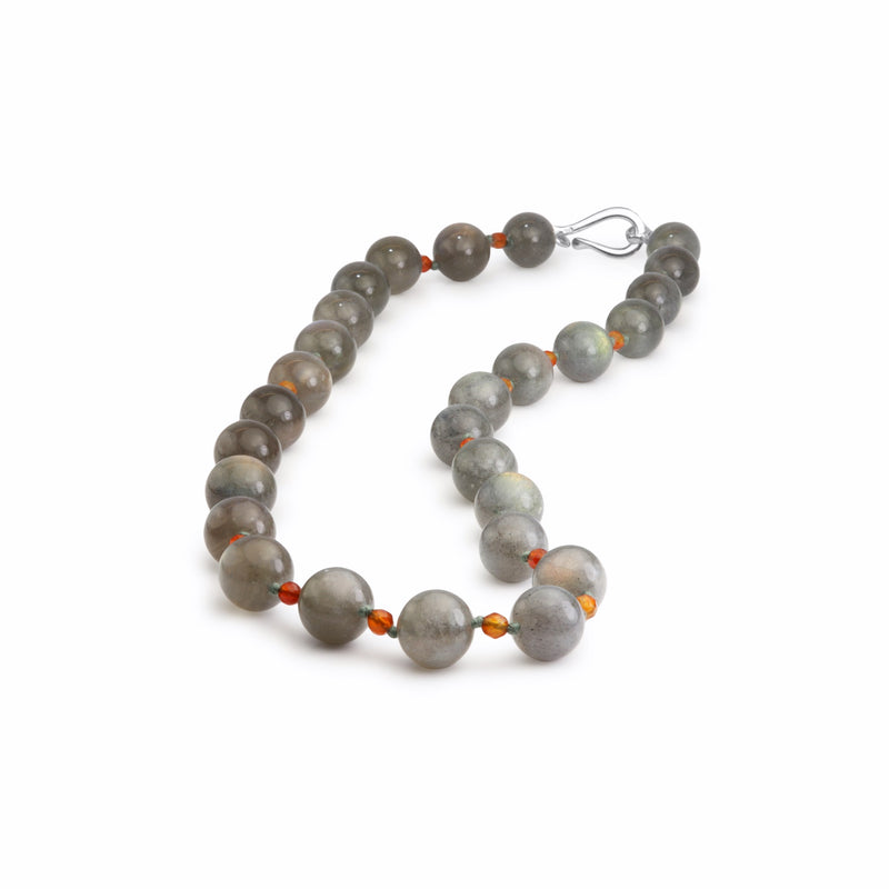 Labradorite & Carnelian Necklace