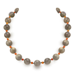 Labradorite & Carnelian Necklace