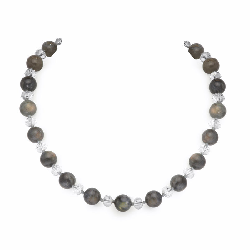 Labradorite & Rock Crystal Necklace