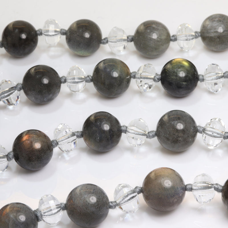 Labradorite & Rock Crystal Necklace