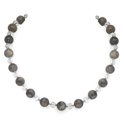Labradorite & Rock Crystal Necklace
