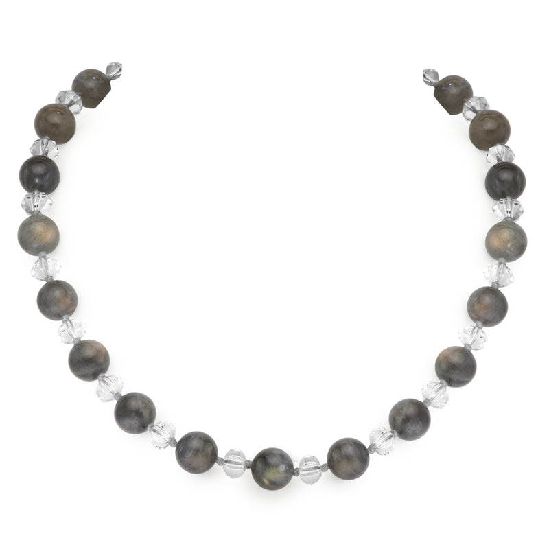 Labradorite & Rock Crystal Necklace