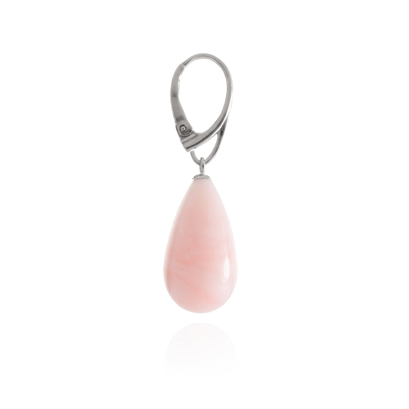 Peruvian Pink Opal Drop Earrings V30