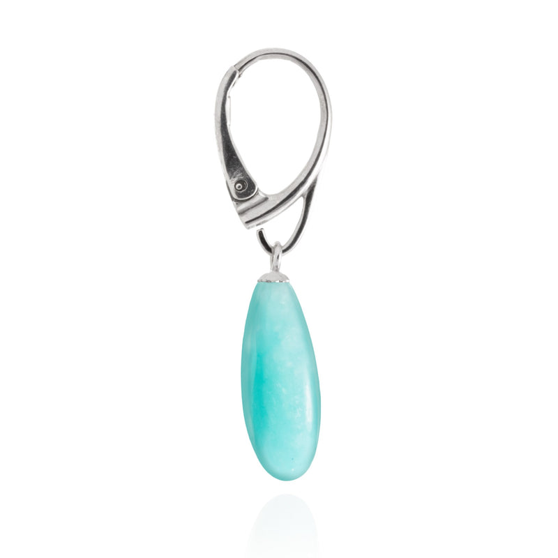 Peruvian Amazonite Drop Earrings V34