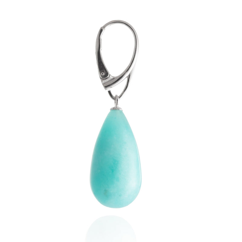 Peruvian Amazonite Drop Earrings V5