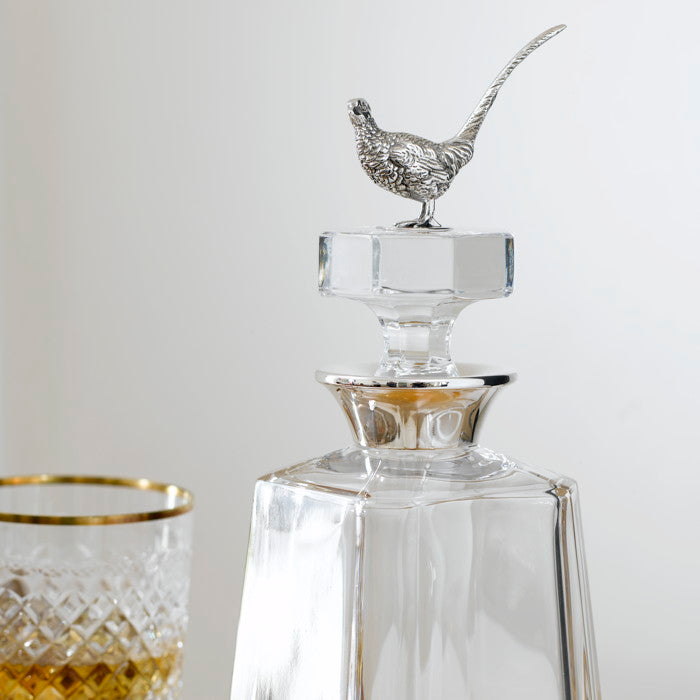 Tyrol Sterling Silver & Lead Crystal Decanter