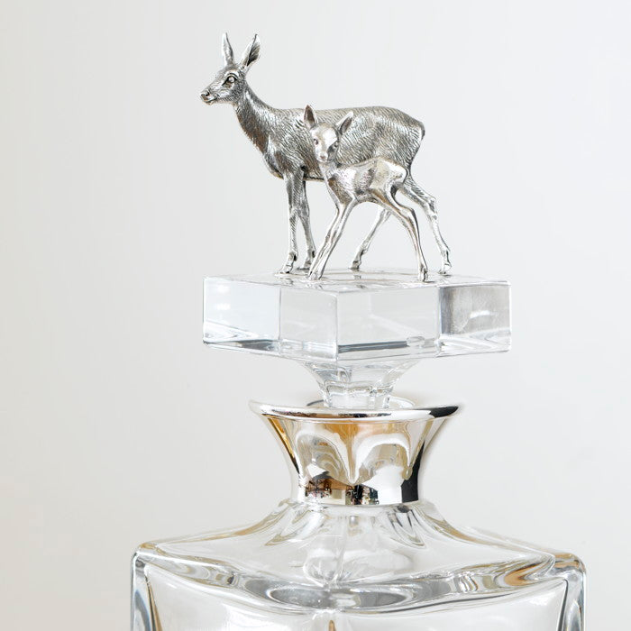 Tyrol Sterling Silver & Lead Crystal Decanter