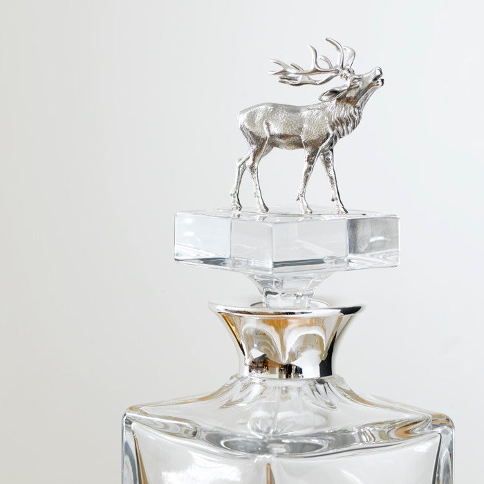 Tyrol Sterling Silver & Lead Crystal Decanter