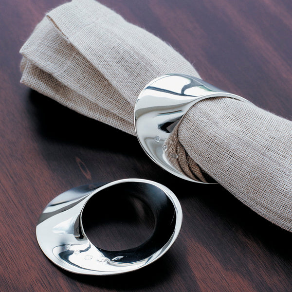 Mobius Sterling Silver Napkin Ring