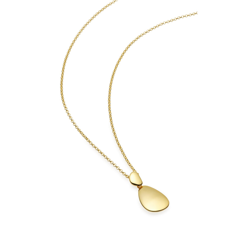 Golden Nugget Gilded Silver Pendant