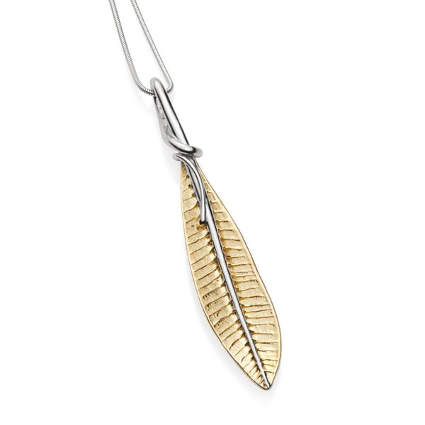 Willow Gilded Silver Pendant