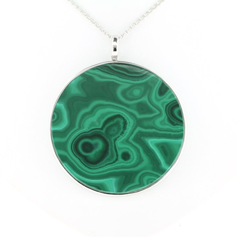 Large Tamara Malachite Pendant