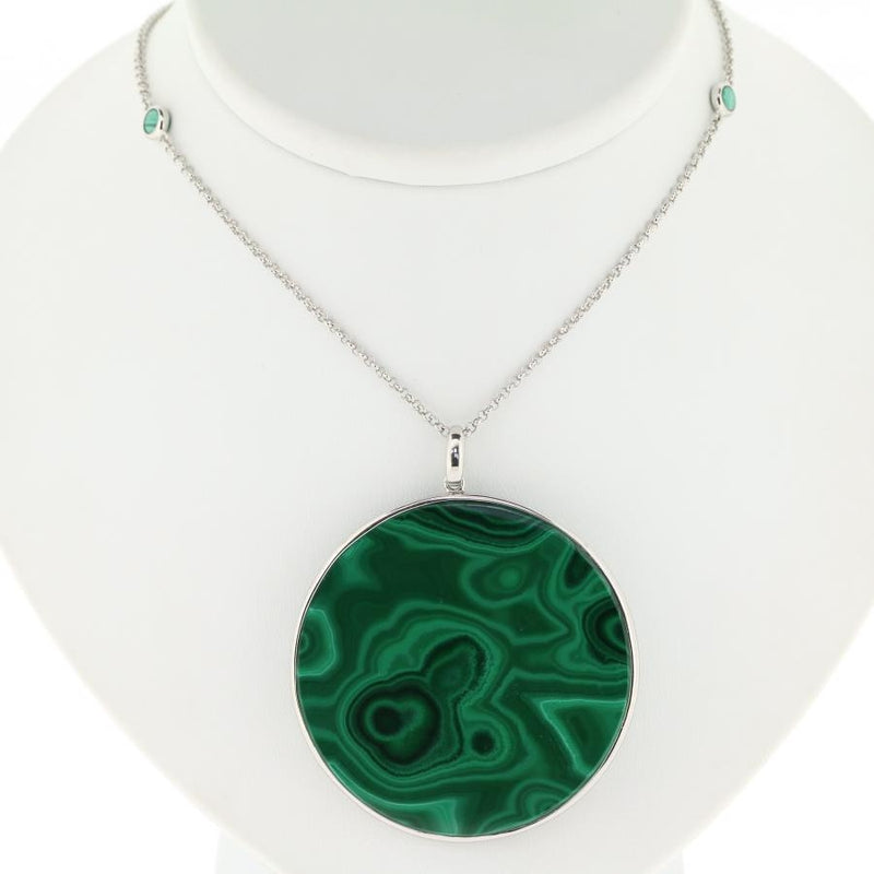Large Tamara Malachite Pendant