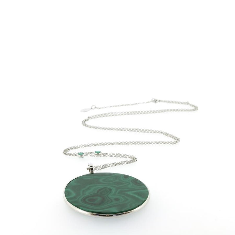 Large Tamara Malachite Pendant