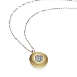 Luna Gilded Sterling Silver Pendant CLEARANCE SAVE £25