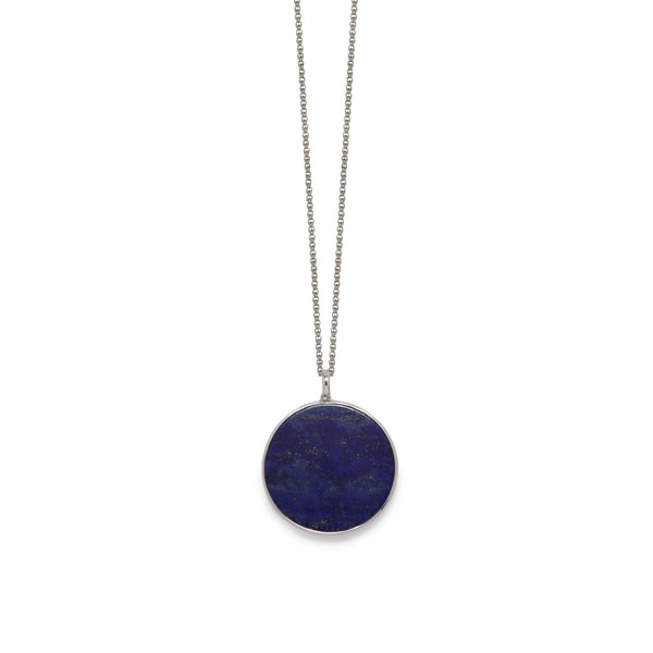 Kashmir Lapis Lazuli Sterling Silver Pendant