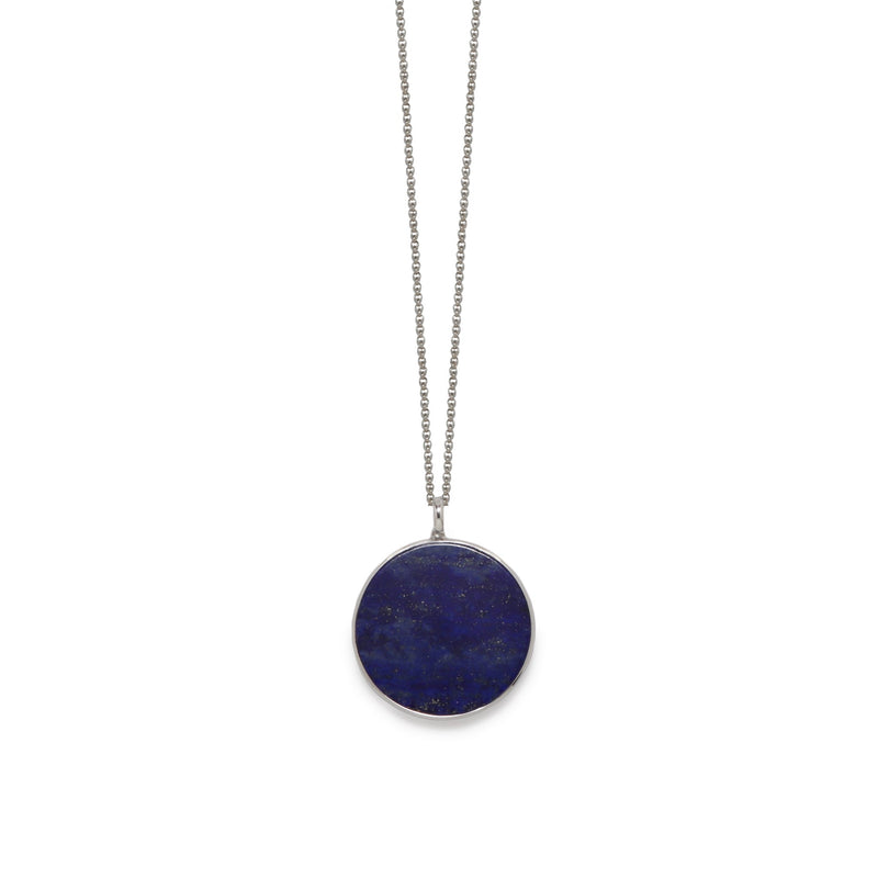 Kashmir Lapis Lazuli Sterling Silver Pendant