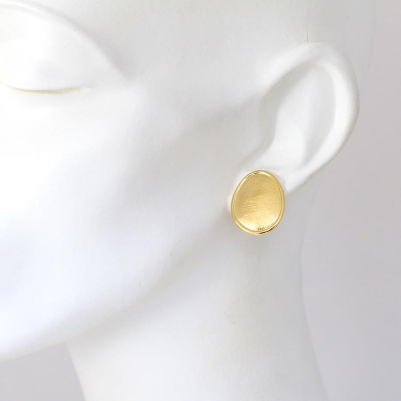 Roma Gilded Silver Clip & Post Earrings CLEARANCE SAVE £25