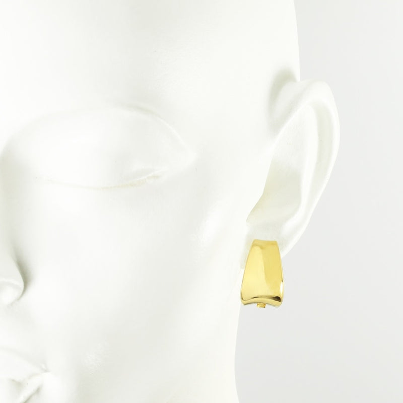 Corvette Gilded Silver Clip On Earrings