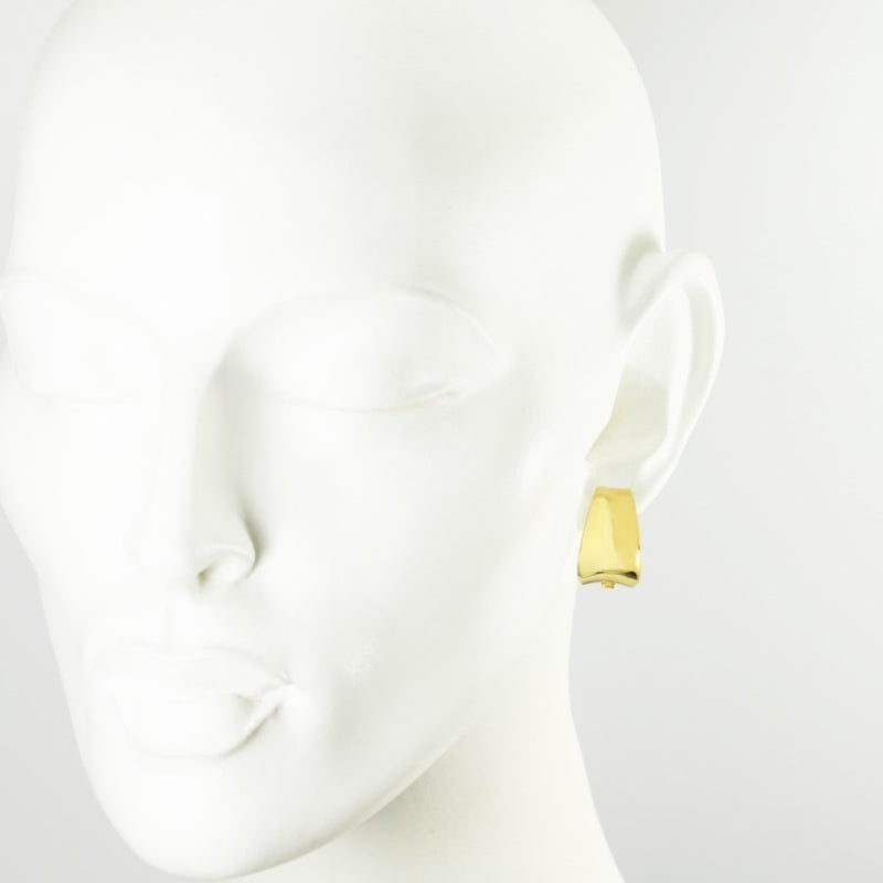 Corvette Gilded Silver Clip On Earrings