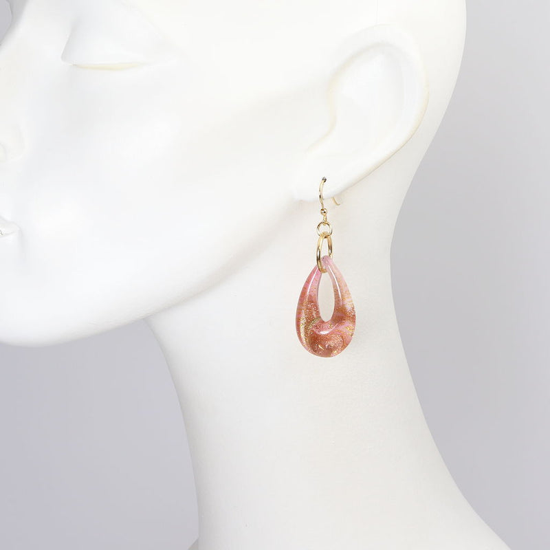 Saffrose Murano Glass Earrings