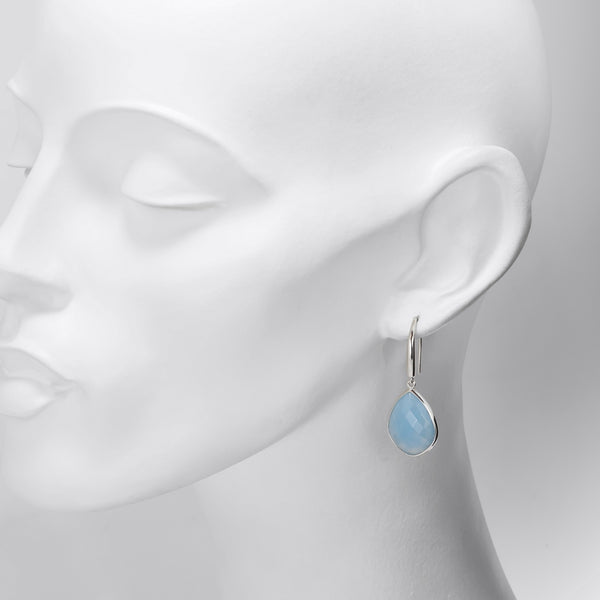 Serenity Aquamarine & Sterling Silver Earrings