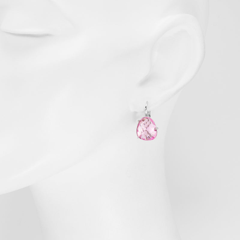 Jemima Pale Pink Crystal Earrings