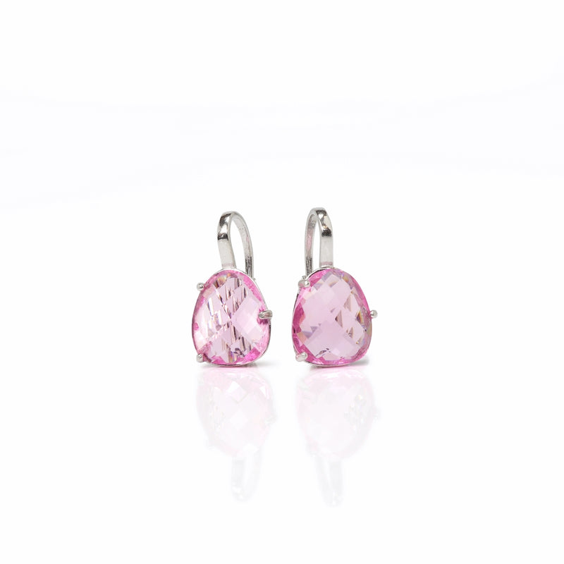 Jemima Pale Pink Crystal Earrings