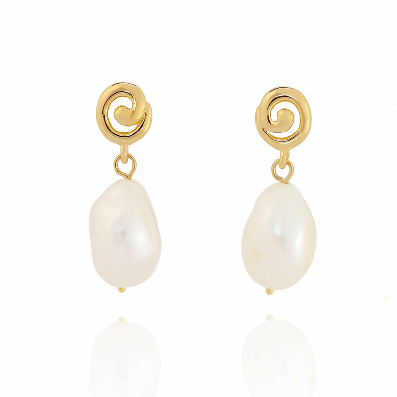 Nimbus Baroque Pearl Earrings