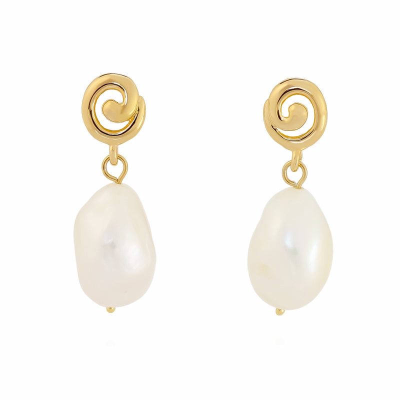 Nimbus Baroque Pearl Earrings