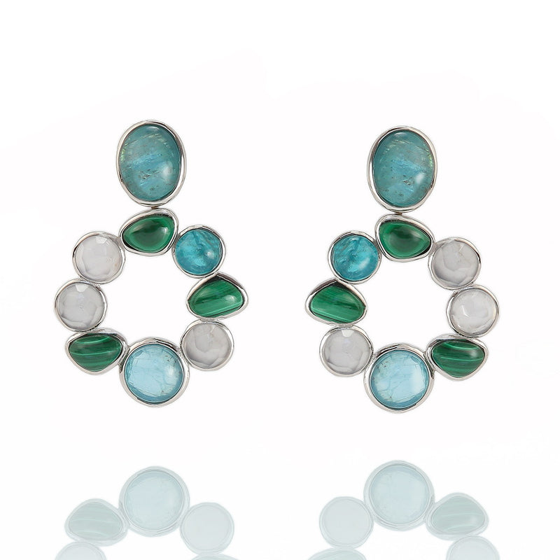 Ricci Multi Gemstone Earrings