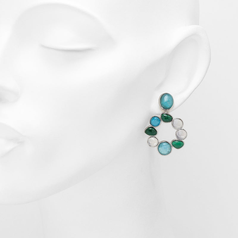 Ricci Multi Gemstone Earrings