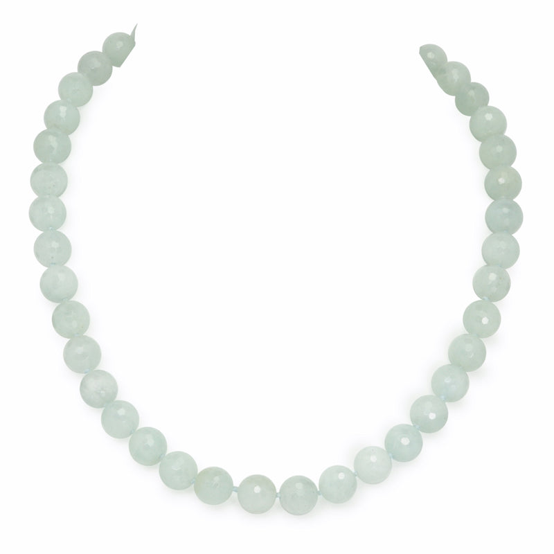 Faceted Natural Aquamarine Necklace