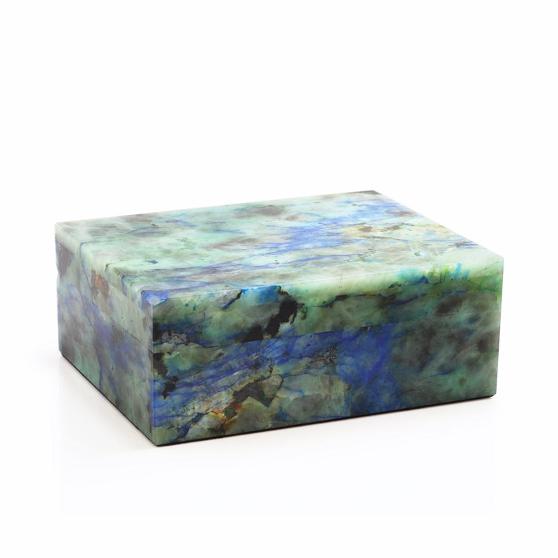 Azurite in Quartz Box