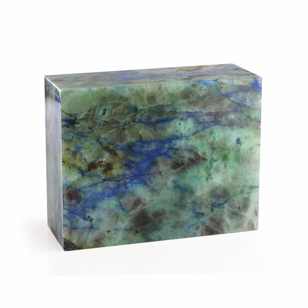 Azurite in Quartz Box