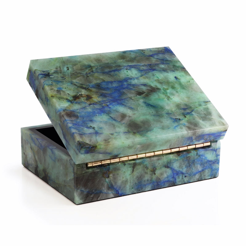 Azurite in Quartz Box