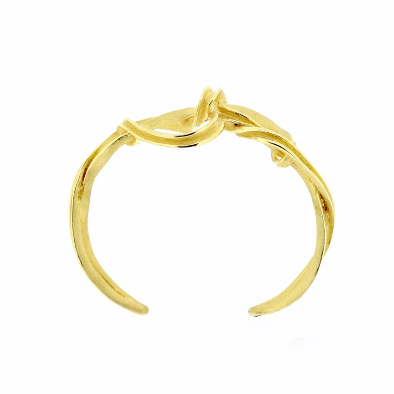 Hitch Gilded Sterling Silver Torc Bangle CLEARANCE SAVE £75