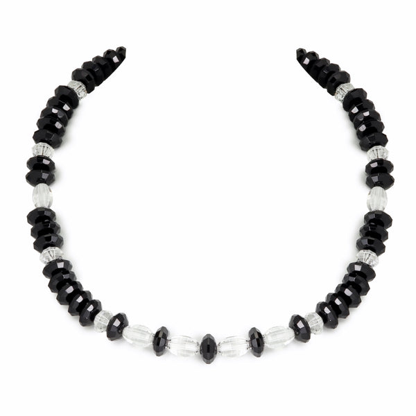 Onyx & Rock Crystal Necklace