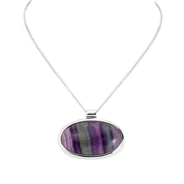 Rainbow Fluorite Pendant