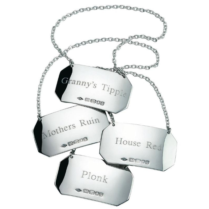 Silver Decanter Label (Single) - with a difference