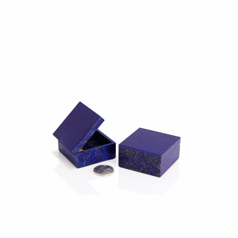 Square Small Lapis Lazuli Box