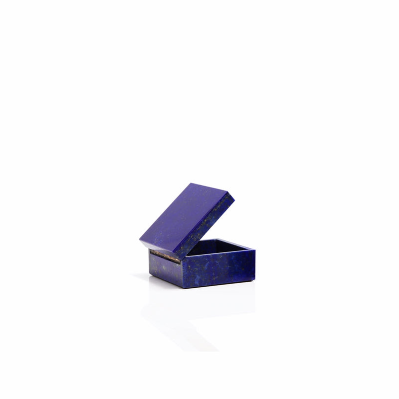Square Small Lapis Lazuli Box