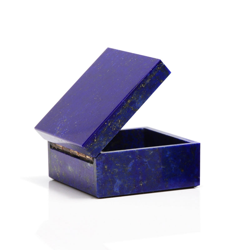 Square Small Lapis Lazuli Box