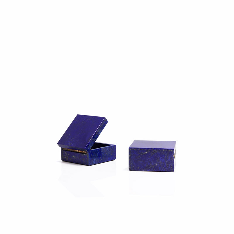 Square Small Lapis Lazuli Box
