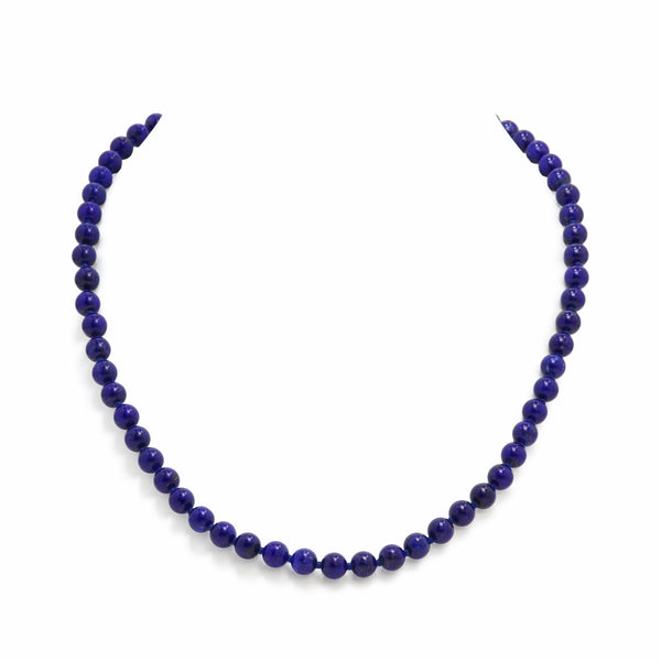 Natural Lapis Lazuli 6mm Bead Necklace N61