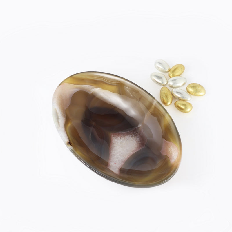 M345 Oval Agate Bowl