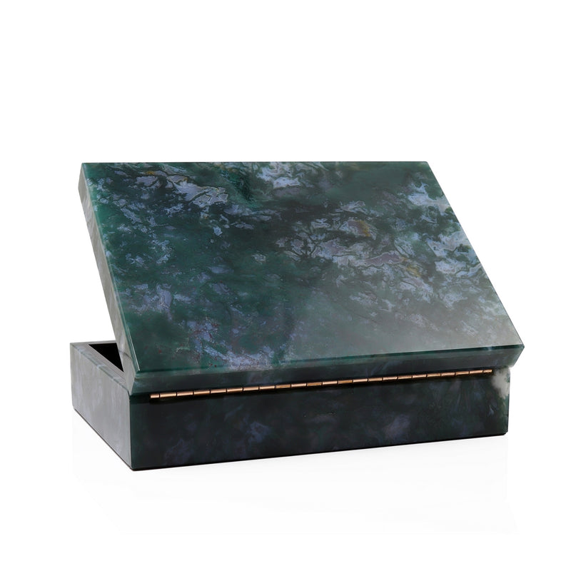 Large Moss Agate Box